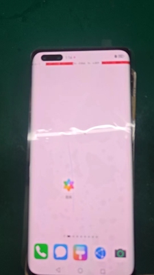 易诺信适用于 Mate40Pro OLED手机屏幕总成 曲面带框 内外一体屏