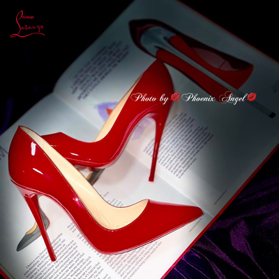 名媛御姐cl so kate红色漆皮红底高跟鞋秋季新款细跟尖头单鞋婚鞋