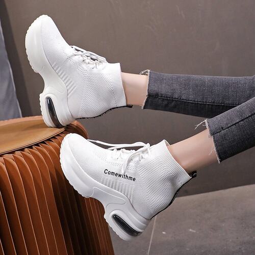 shoeswomen欧洲站高帮弹