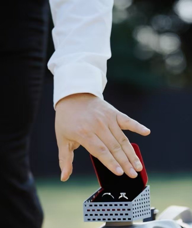 定制宇树Go2pro air系列云生处智能机器狗头部求婚戒指盒定制