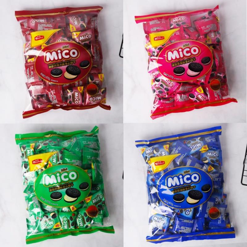 MICO夹心小饼干,多种口味选择,独立包装,迷你休闲零食,产自福建