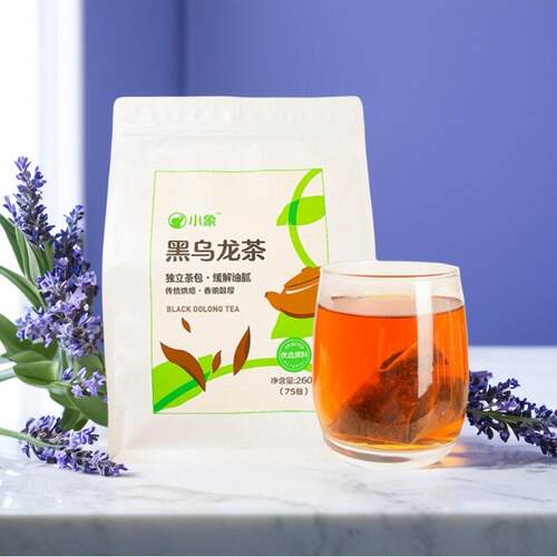 小象超市黑乌龙茶袋泡茶高山乌龙原料香气浓郁口感醇厚260g含75包
