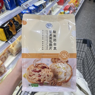 盒马 酸面团全麦坚果面包脆片 120g 酸面团发酵 坚果添加