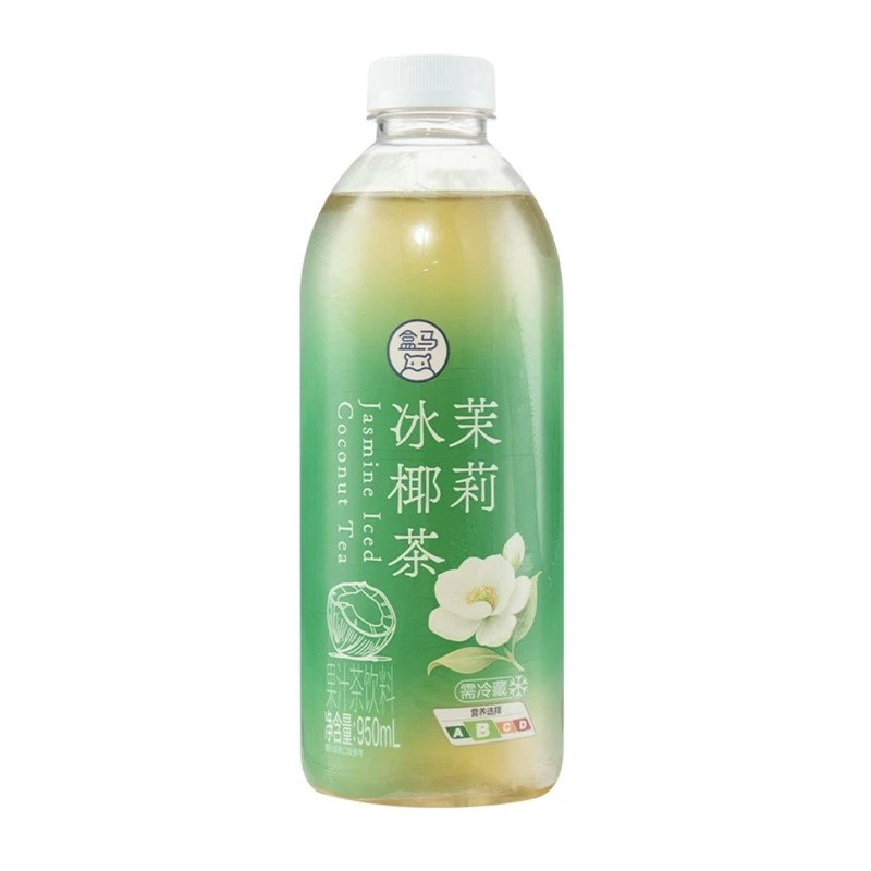 盒马茉莉冰椰茶950ml七窨层次