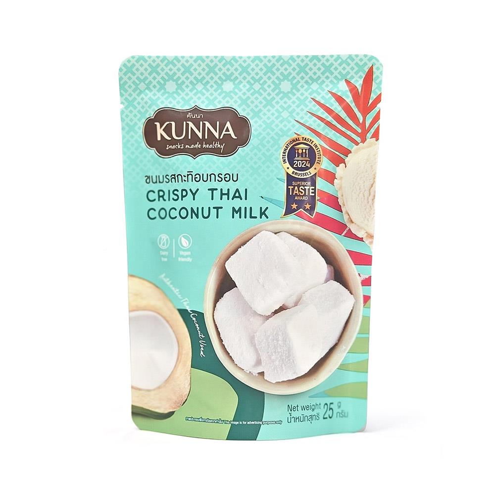 盒马代购KUNNA冻干椰子块25g泰国进口去核进口椰子风味零食