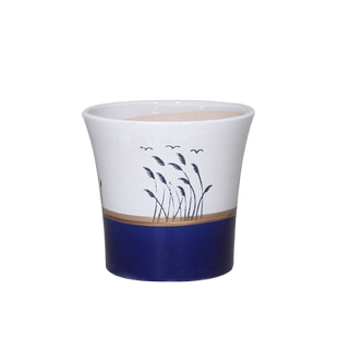 花盆陶瓷欧式田园现代创意大号盆栽家用阳台卧室天堂鸟幸福树花瓶