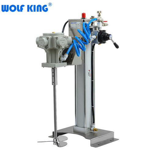 WOLF KING升降式WK-AM5ZN气动搅拌机5缸搅拌器自动升降式油漆涂料