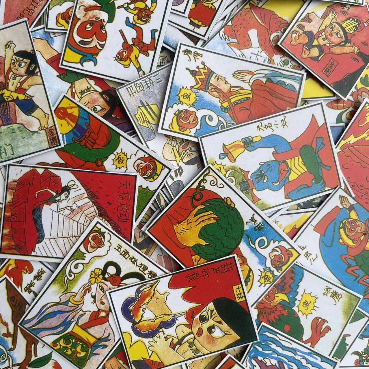 洋画纸牌游戏玩具桌面游戏斗兽棋80后怀旧纸牌儿童80后洋牌