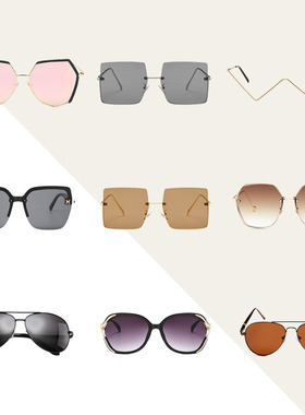 轻奢样板间梳妆台简约设计款男士太阳镜女士墨镜展示架道具摆件