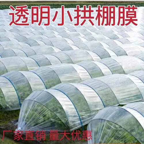 热销塑料薄膜透明加厚防雨挡风遮盖种菜小拱棚专用膜农用塑胶布育