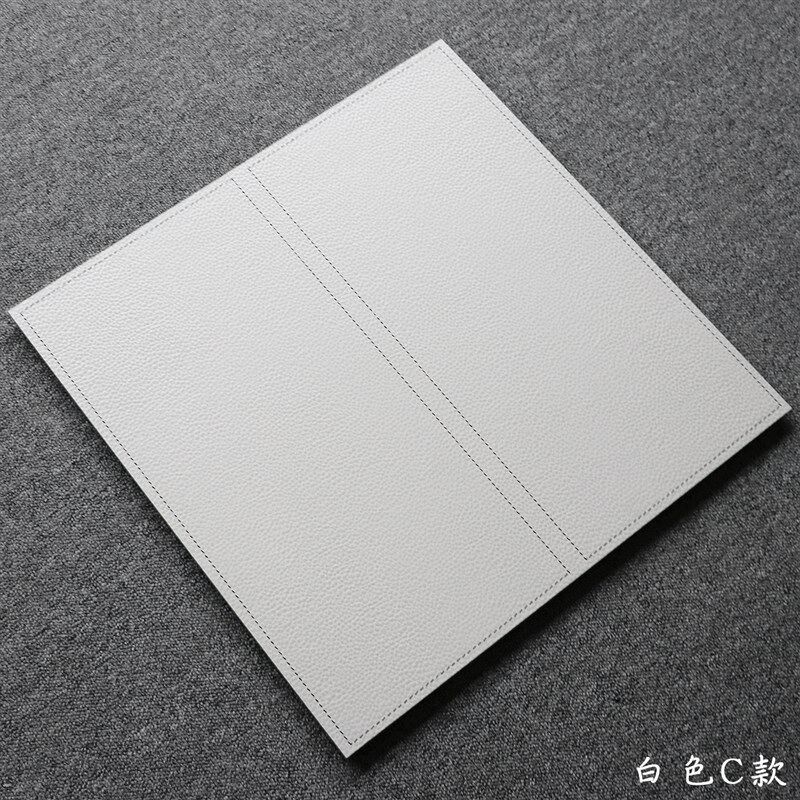 热销全瓷仿皮纹瓷砖600x600客厅卧室防滑耐磨地板砖厨房浴室黑白