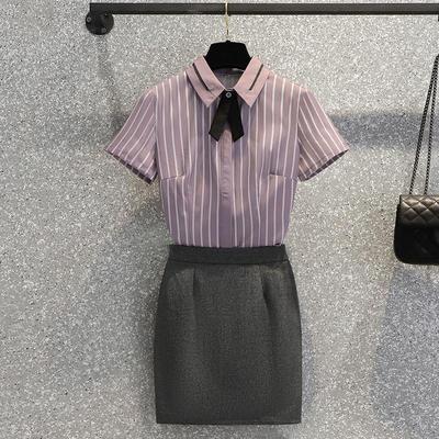 美容院美容师工作服女夏季空姐制服酒店前台珠宝店高端职业装套装