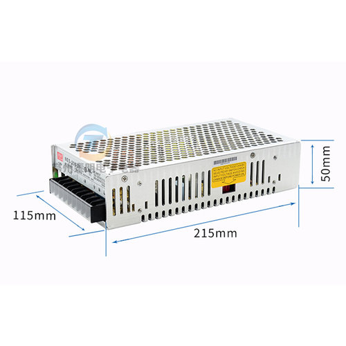 。台湾明纬NES-200-12开关电源17A直流变压器200W/220V转DC12V