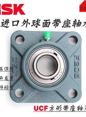 进口方形带座轴承UCF204 F205 F206 F207 F208 F209 F210 F211