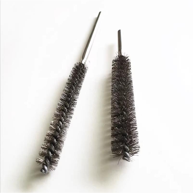 加密不锈钢丝管道刷机用钻夹头去毛刺除锈钢丝刷内孔刷抛光刷