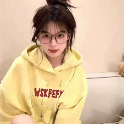 重磅纯棉秋冬加绒加厚卫衣女连帽