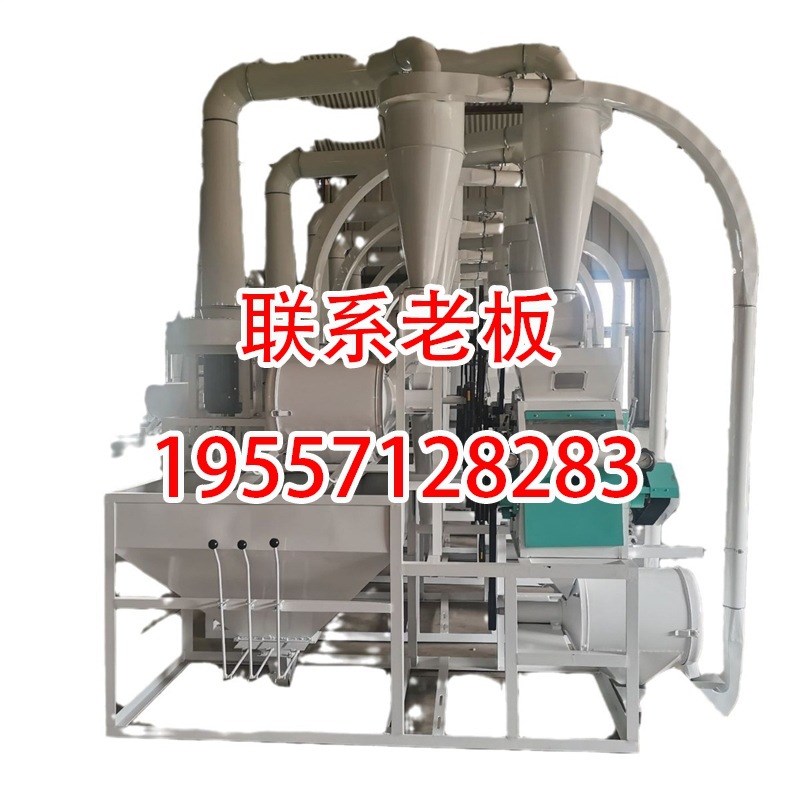 商用小型农作g坊磨面机小型石磨面粉厂 农村用小麦杂粮打麦机
