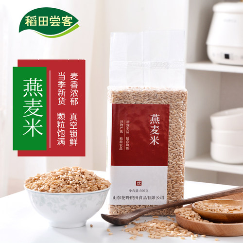 新燕麦米粒五谷杂粮杂粮粥粗粮饭打豆浆张家口全胚芽燕麦米仁