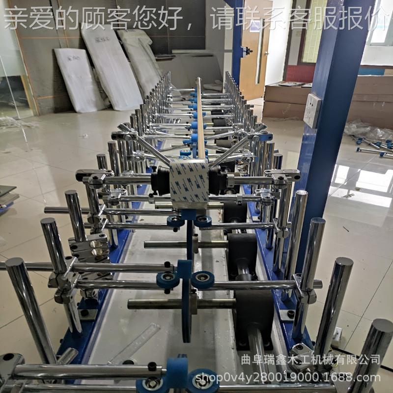 铝金型材齐全套板P合VC冷胶门覆滚涂MDF线条pur热胶包机