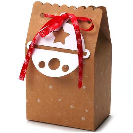 速发Christmas Gift Santa Sacks DIY Large Kraft Paper Gift