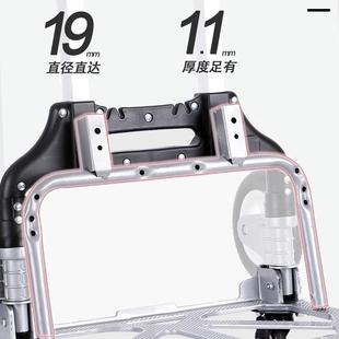 家用买菜手拉车手推车行李车便携拉杆车拉货购物小拉车折叠小拖车