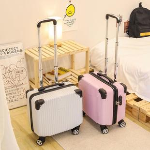 旅行箱 男女轻便行李箱18寸可登机箱万向轮拉杆小皮箱可爱小型密码