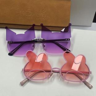 新款第五人格COS啦啦队员cosplay红夫人蓝挂眼镜街拍潮网红太阳镜