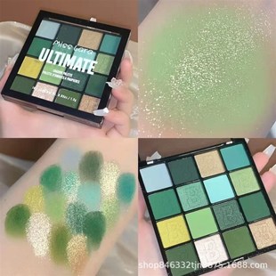 Green Color Matte Pearly Palette Blue 极速Eyeshadow Purple