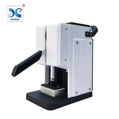 RP100小型手动5*7.5CM直压上下发热板松香压榨机双面发热压烫机