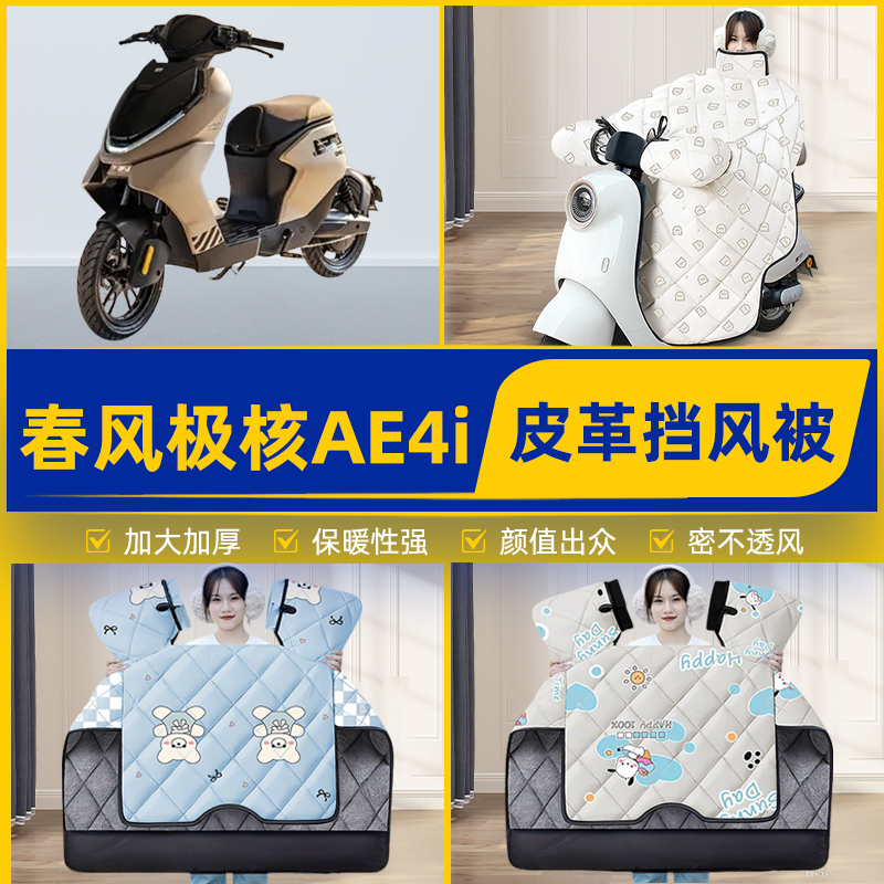 适用春适用风极核AE4i电瓶电动车挡风被挡风罩2025新款冬装饰配件