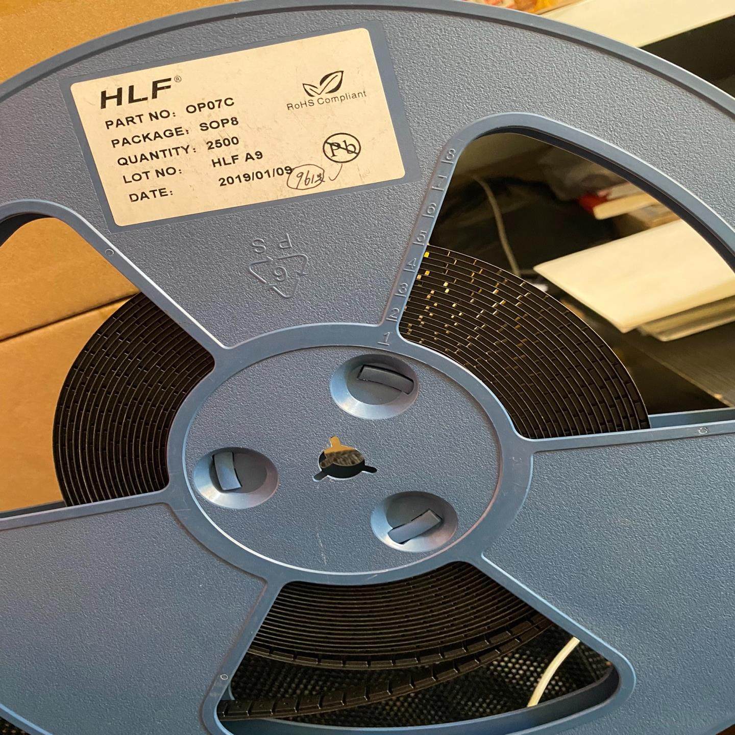 【议价】库存余料洪利发国产贴片集成OP07C SOP-8 低噪音运算