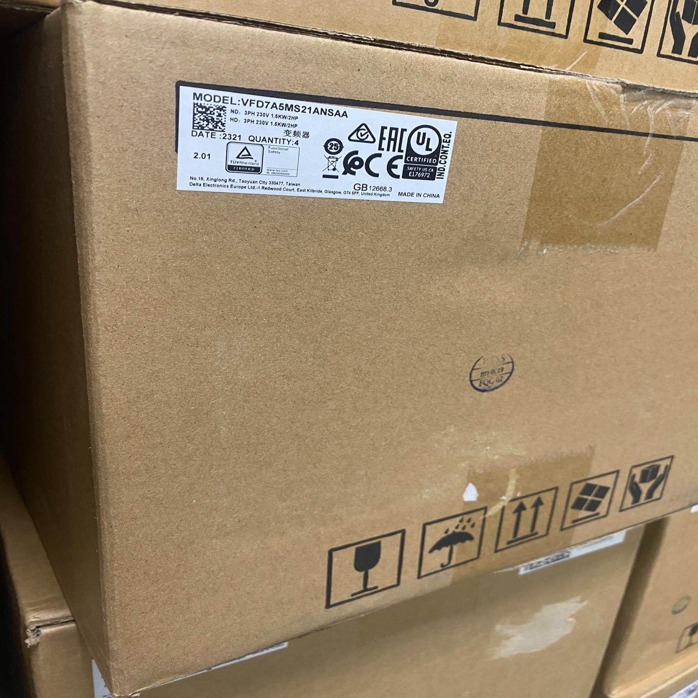 【议价】全新原装台达变频器VFD7A5MS21ANSAA 15KW