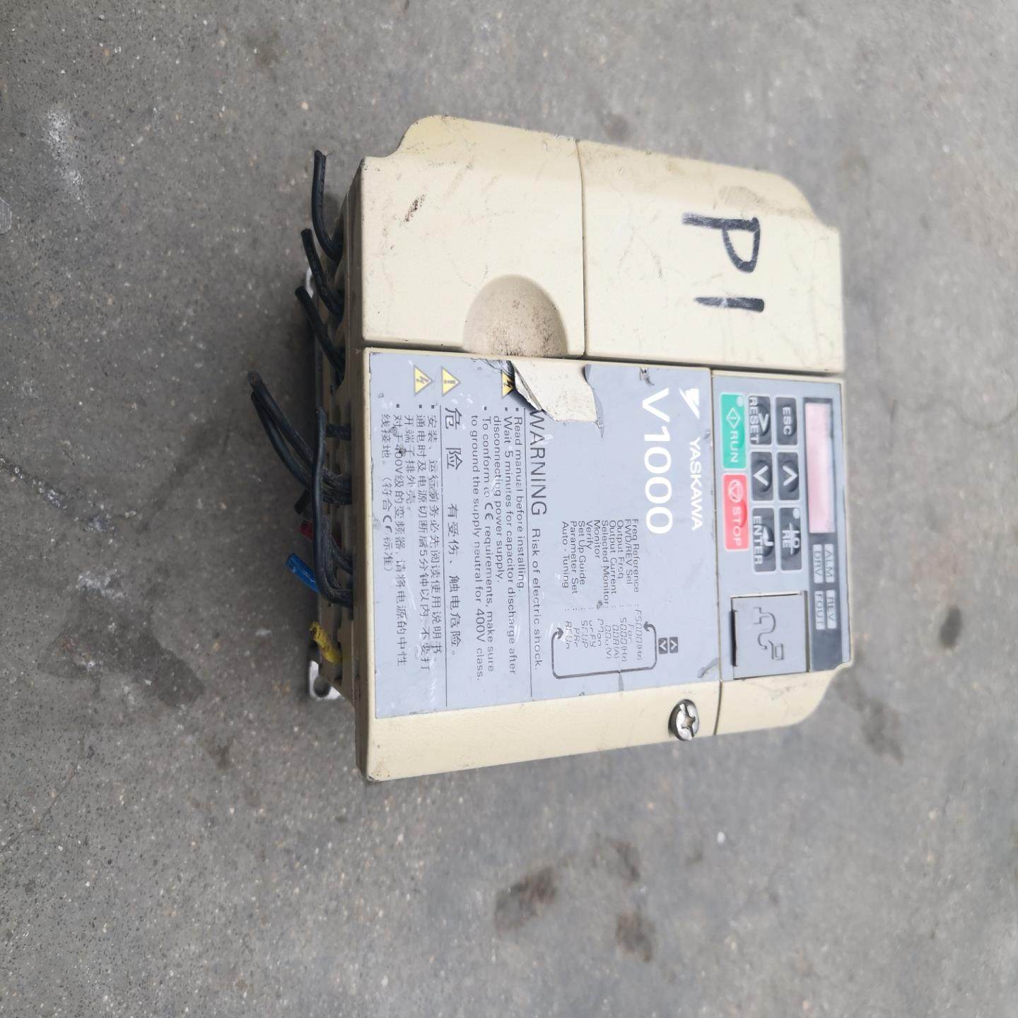 [议价]拆机安川v1000变频器04075KW实物拍摄功能包好