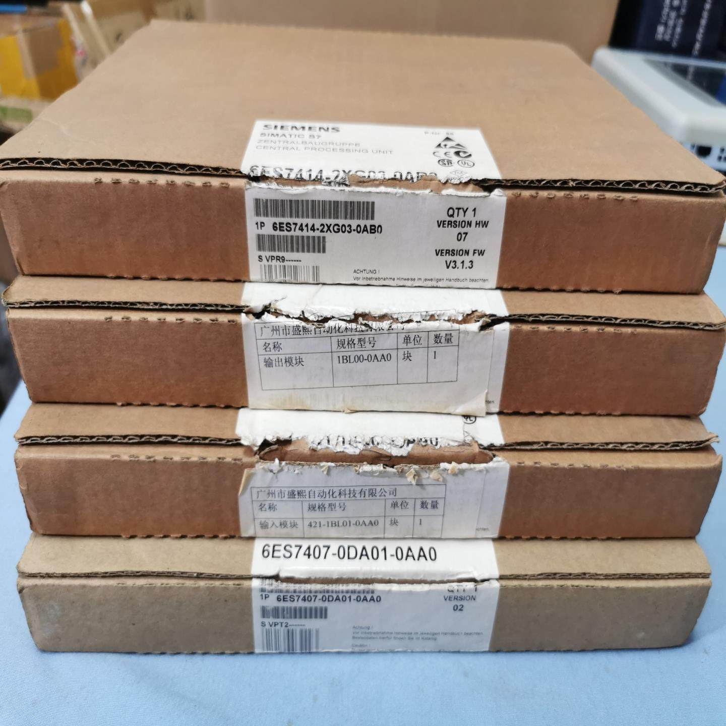 【议价】6ES7414-2XG03-0AB0 S7-400PLC模块