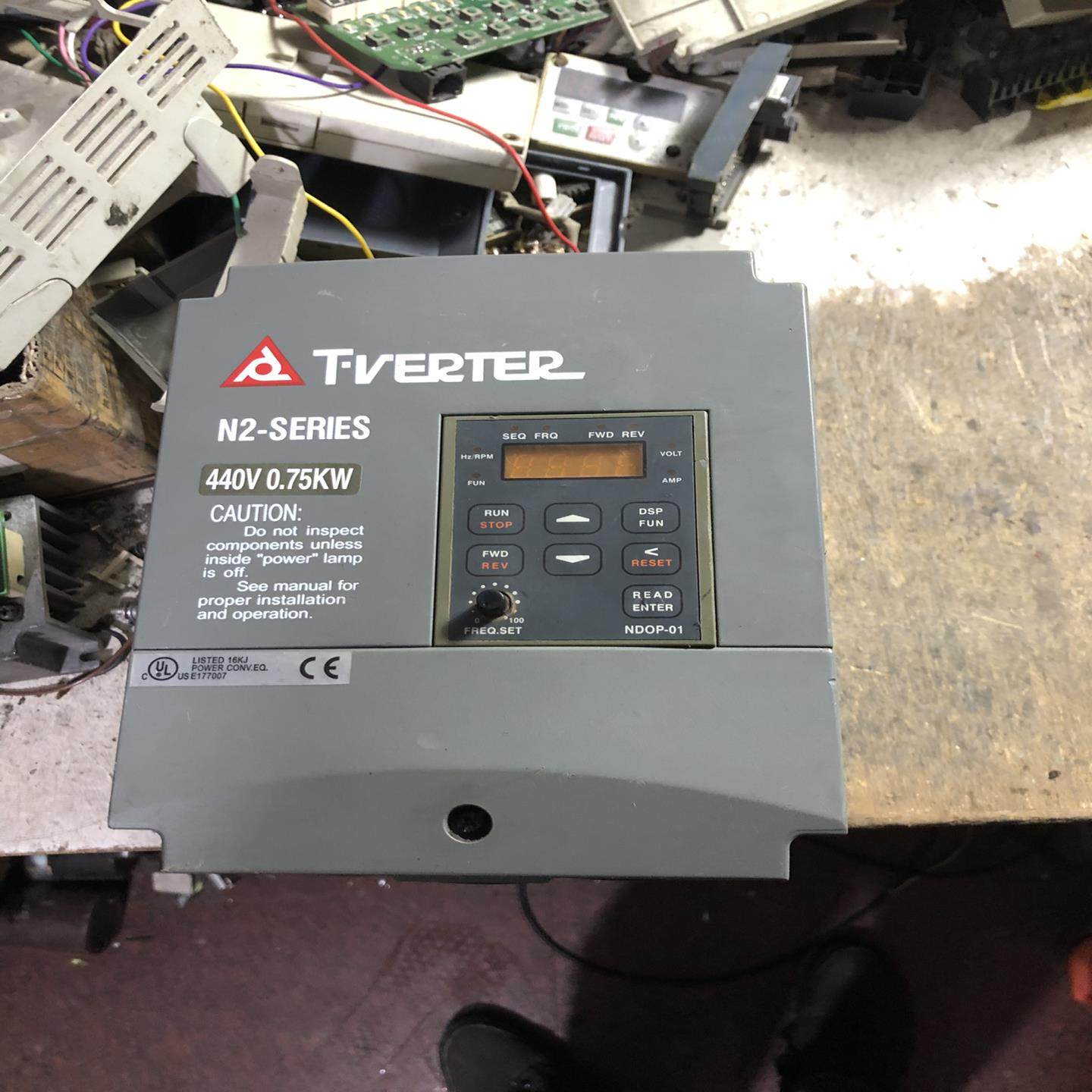 [议价]n2-401-m3 h3台安380v075kw变频器 测试