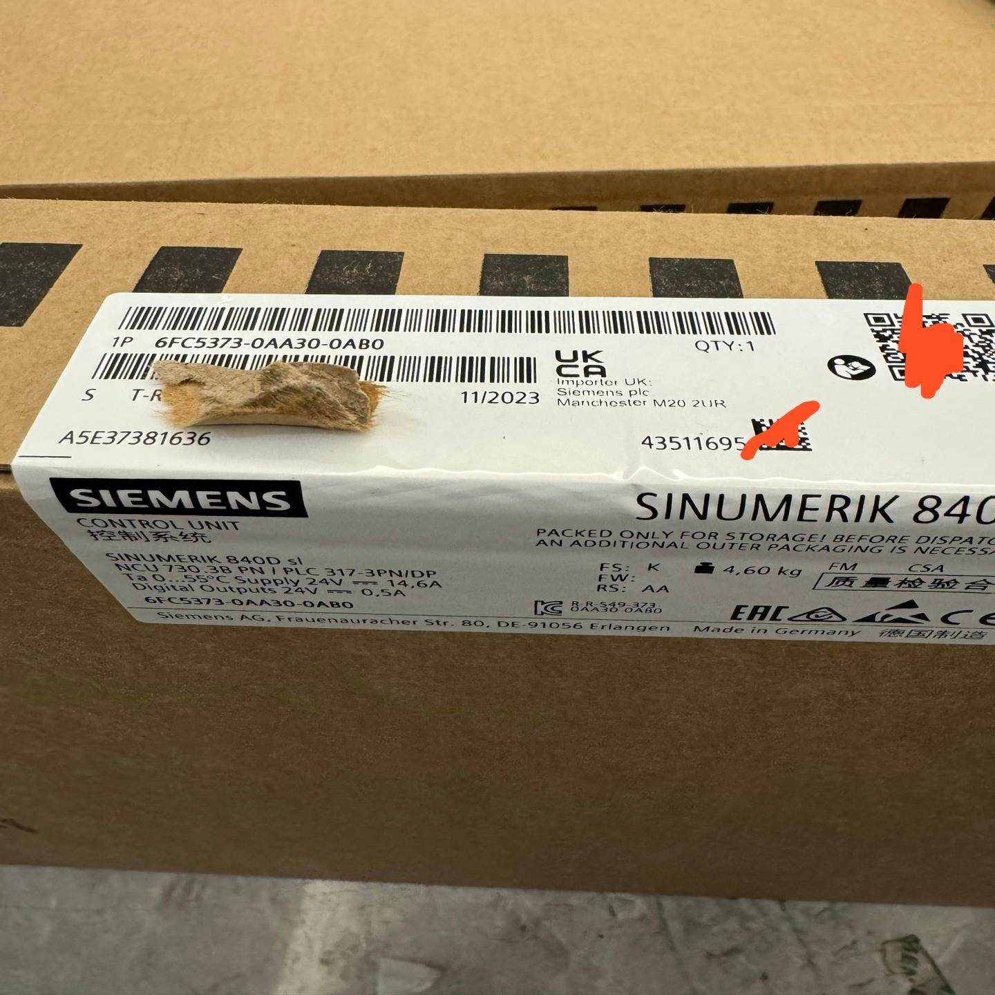 【议价】6FC5373-0AA30-0AB0 全新保内NCU730