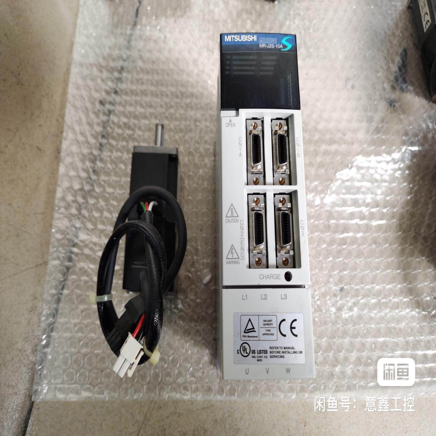 【议价】三菱MR-J2S-10A电机HC-KFS13套装 拆机现货