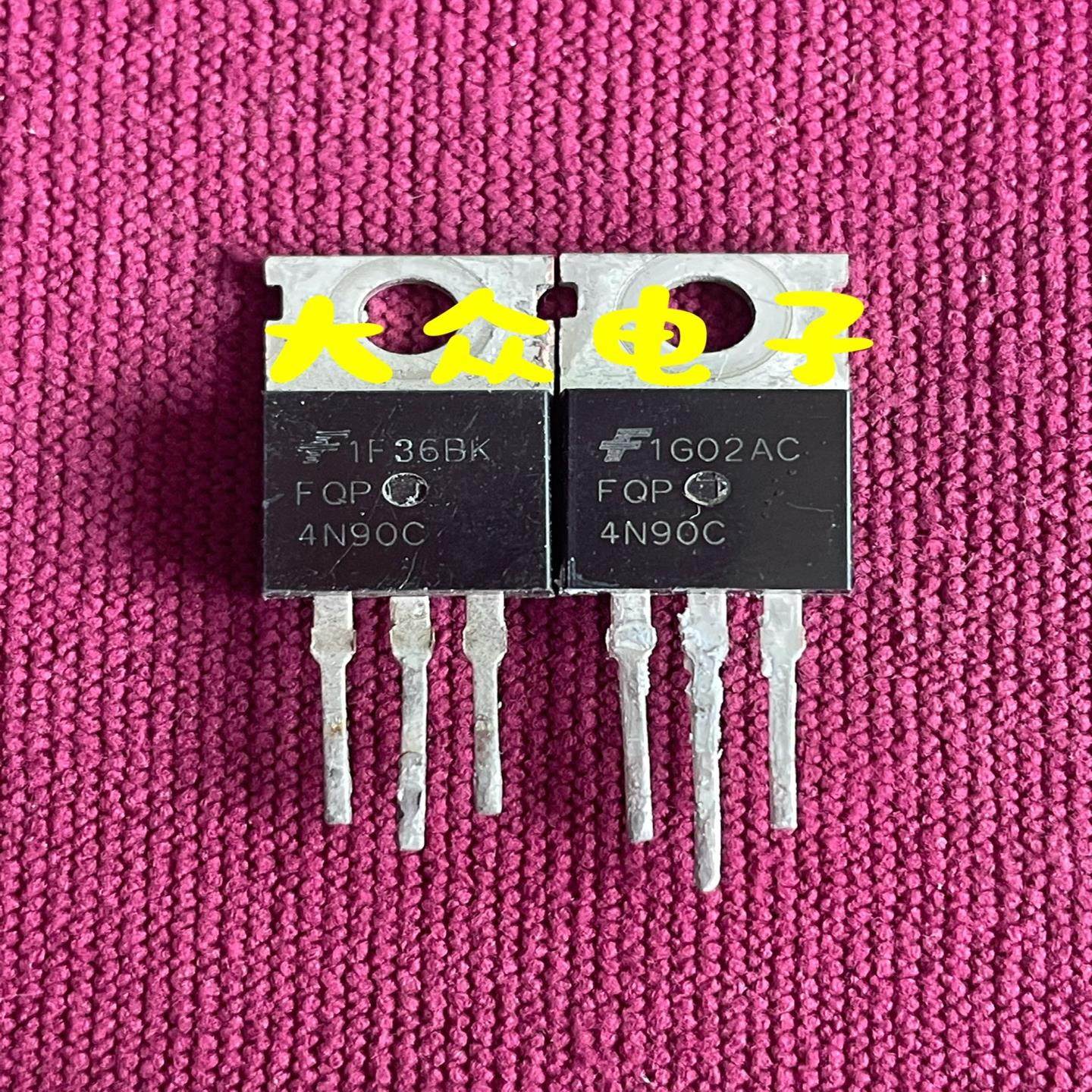 【议价】FQP4N90C 原装进口拆机场效应管仙童TO-220 4A