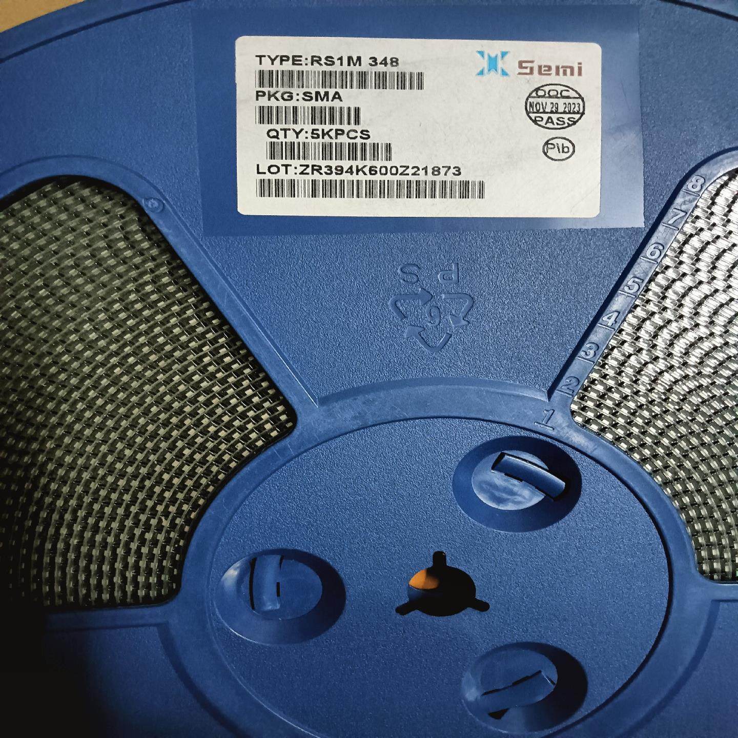 【议价】RS1M  FR107 SMA  DO-214AC 丝印RS