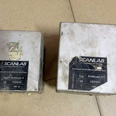 【议价】德国SCANLAB振镜两个，型号SCANcube10，波长1