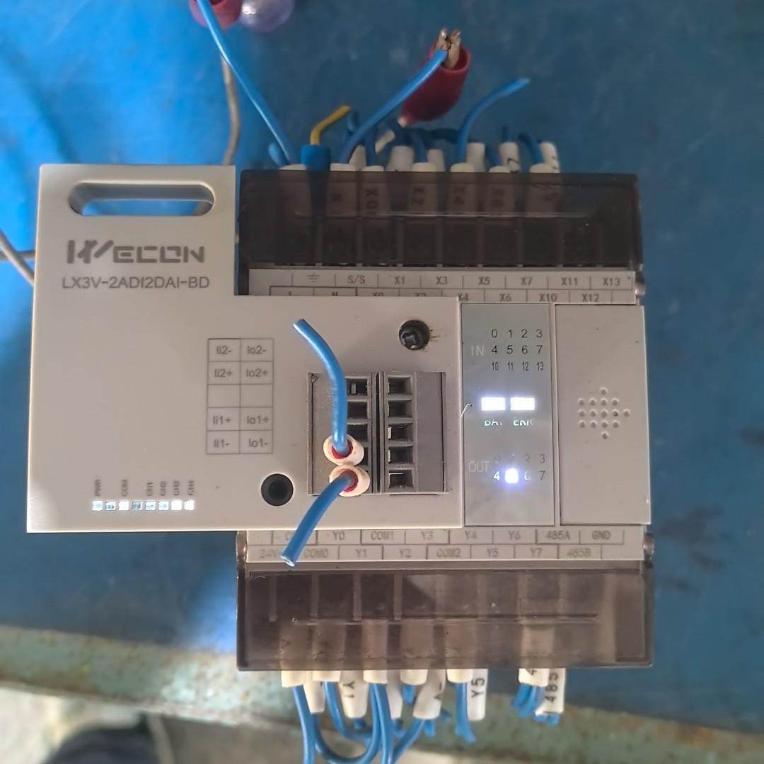 【议价】维控PLC LX5S-1208MT-A带模块LX3V-2A