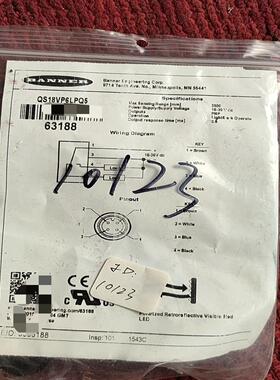 【议价】美国邦纳QS18VP6LPQ5全新原装光电传感器