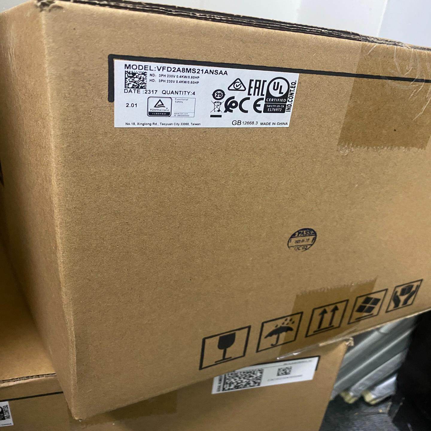 【议价】全新原装台达变频器VFD2A8MS21ANSAA 04KW