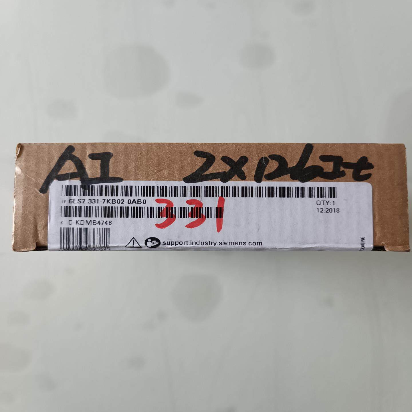 【议价】西门子6ES7 331-7KB02-0AB0全新原装正品实