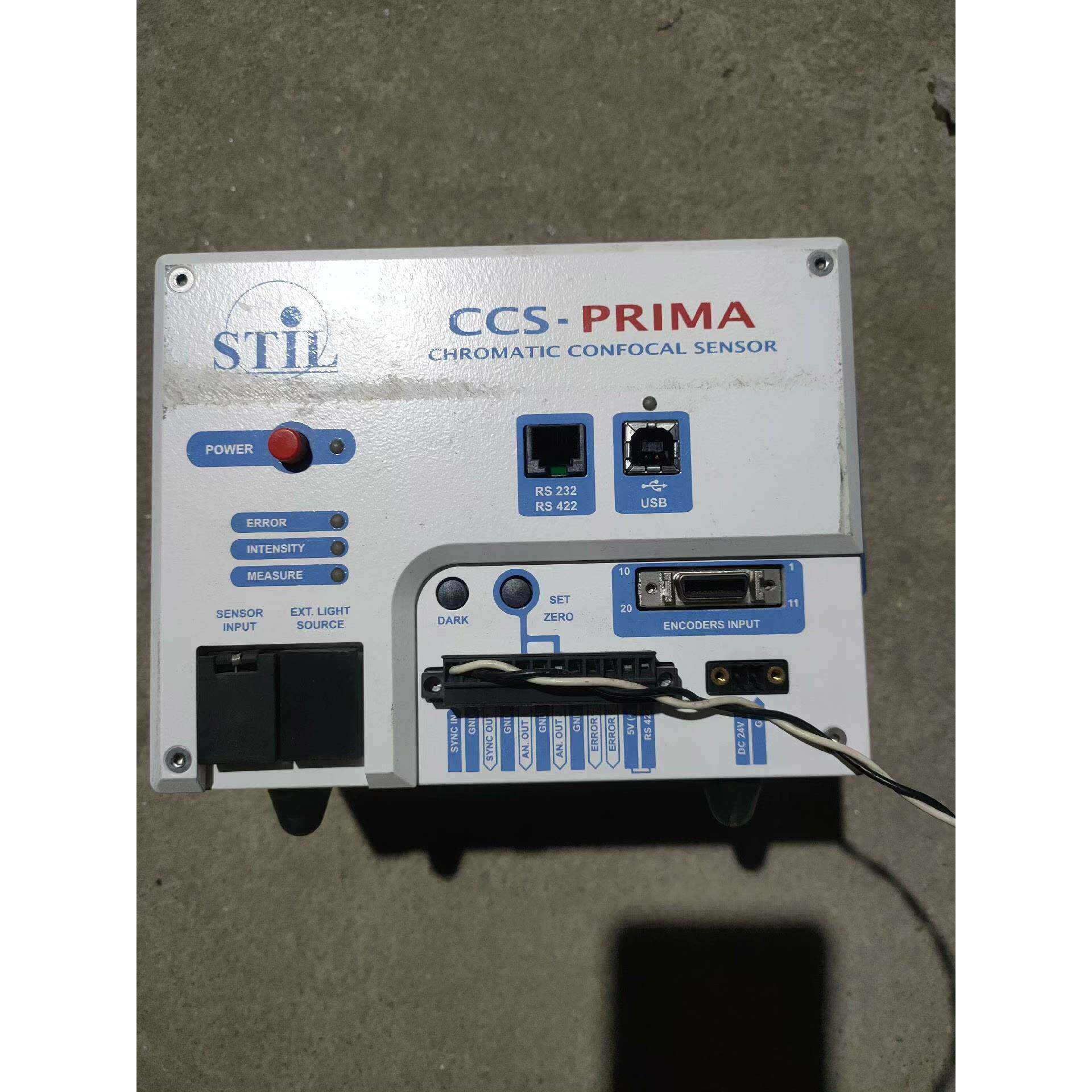 【议价】法国STIL出品的CCS-PRIMA光谱共焦传感器，型号CC