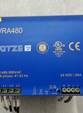 【议价】原装德国LUTZE吕策开关电源WRA480-24  722