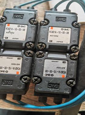 [议价]smc原装电磁阀 vca31a-1g-00-x8共4个含底座