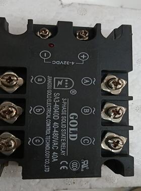 【议价】固特GOLD三相固态继电器SA34040D直流控交流SA3-