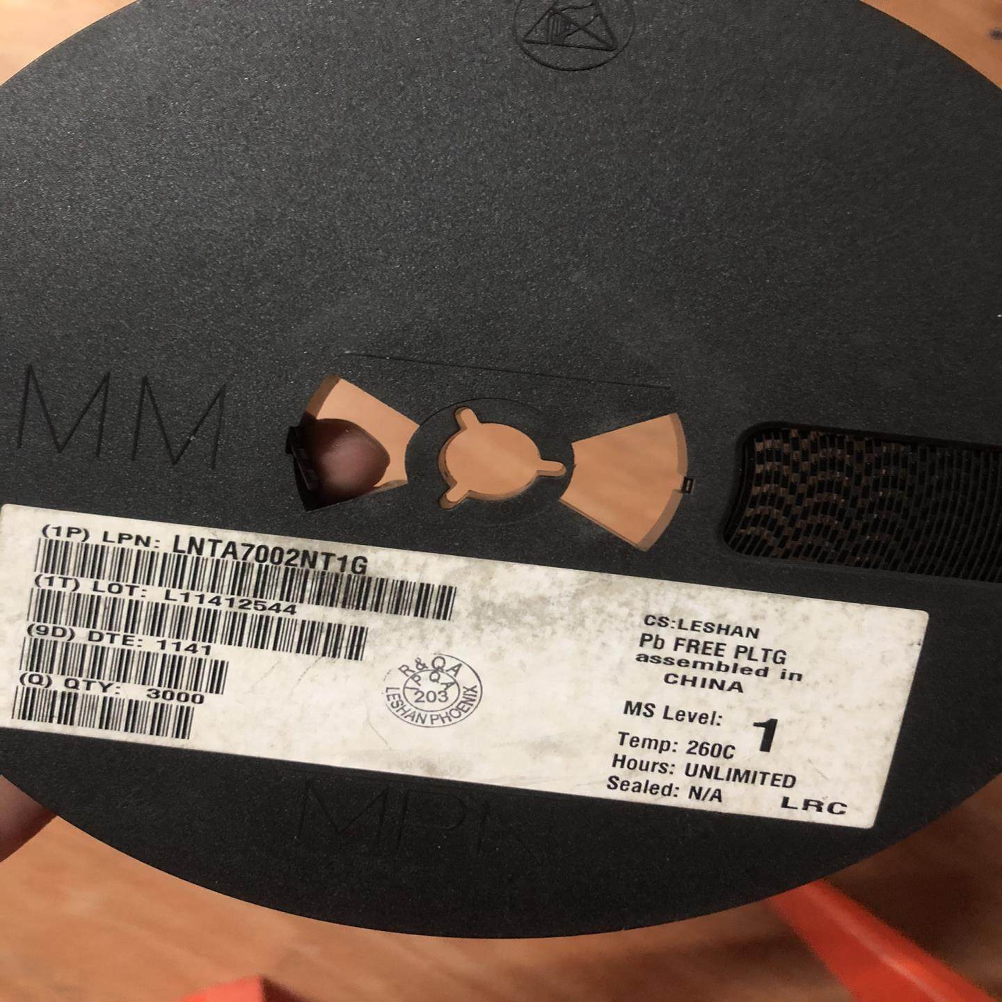 【议价】LNTA7002NT1G 原装LRC乐山 贴片场效应三极管S