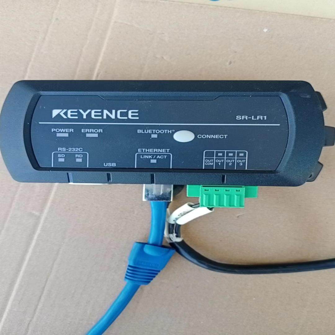 【议价】拆机剪线基恩士条码读取器SR-LR1通讯单元实物如图所示